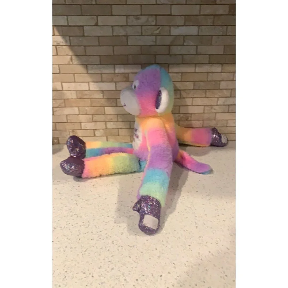 Rainbow Tie-dye monkey‎ Plush b32